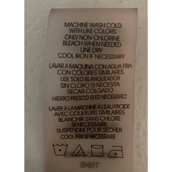 Karl Lagerfeld Paris Eiffel Tower Print Long Sleeve Button-Up Shirt Blouse XL - Picture 6 of 10